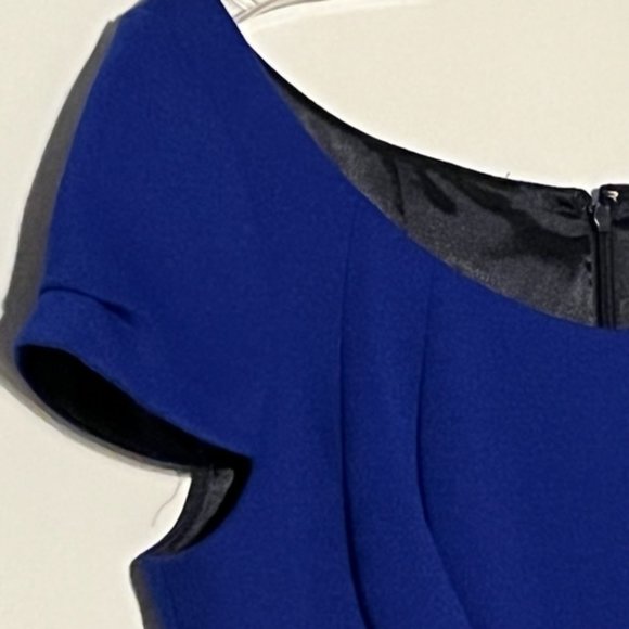 TAHARI Ultraviolet (Cobalt Blue) Talisa Dress NWT - Picture 10 of 12